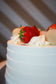 Milk Powder Cake with Strawberry