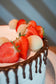 Milk Powder Cake with Strawberry and Nutella