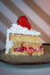 Milk Powder Cake with Strawberry